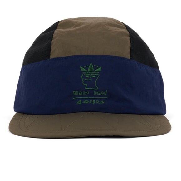 Adidas Brain Dead Hat Cap Toggle OSFM Blue Gray Mesh Collab Limited Edition - Picture 2 of 9